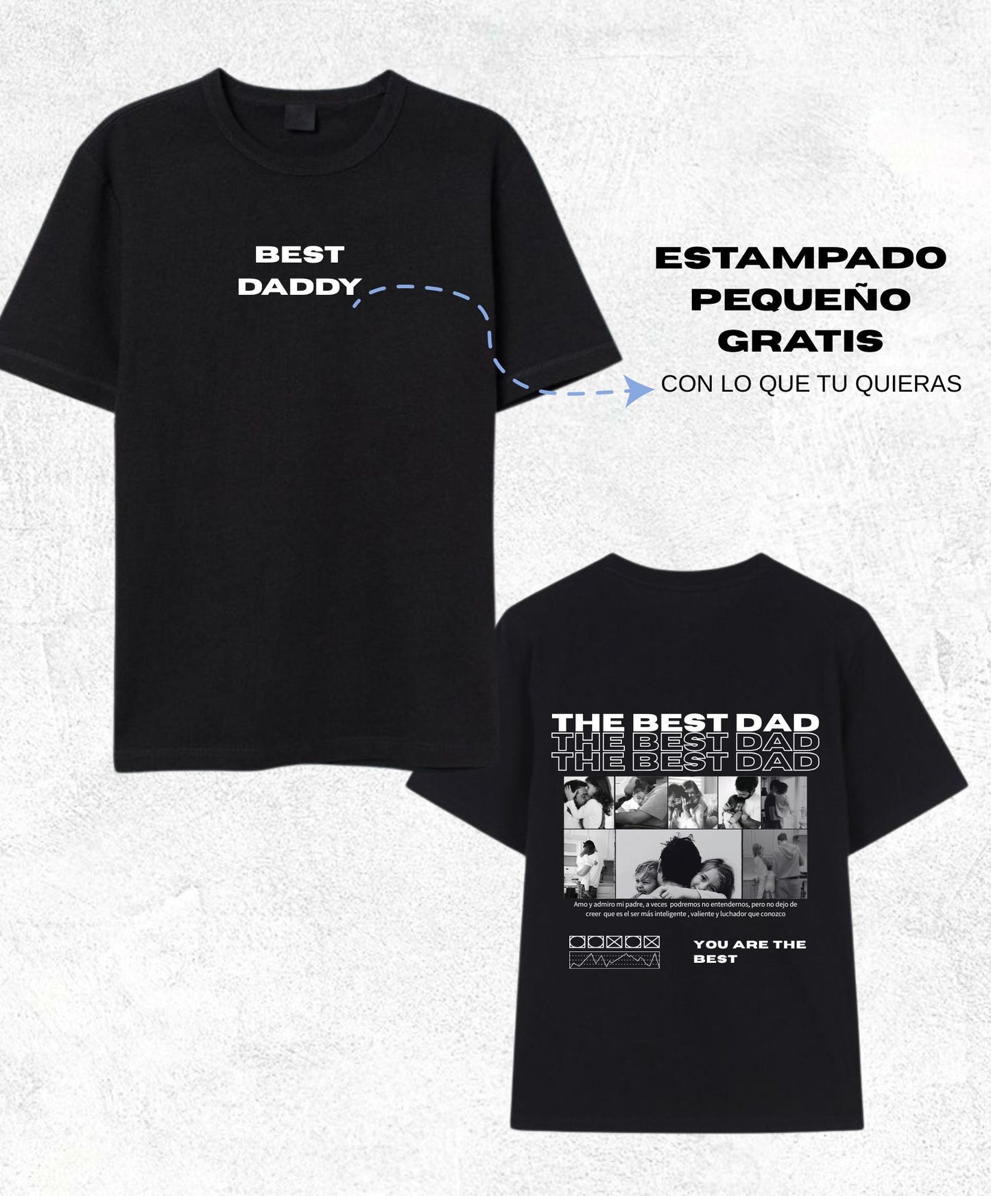 Polera The Best Dad  - Mztienda