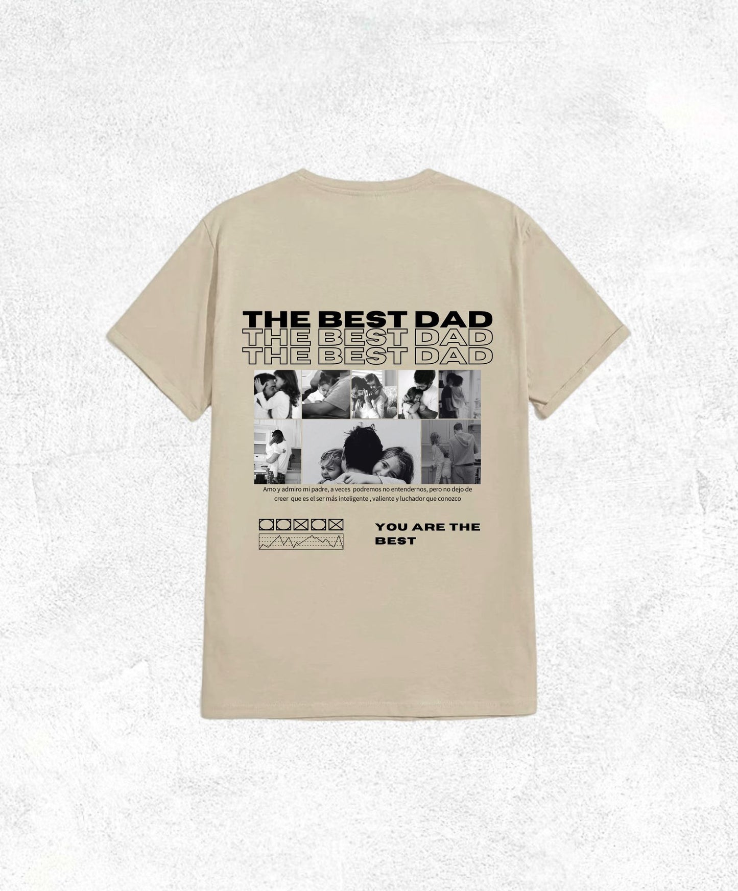 Polera The Best Dad  - Mztienda