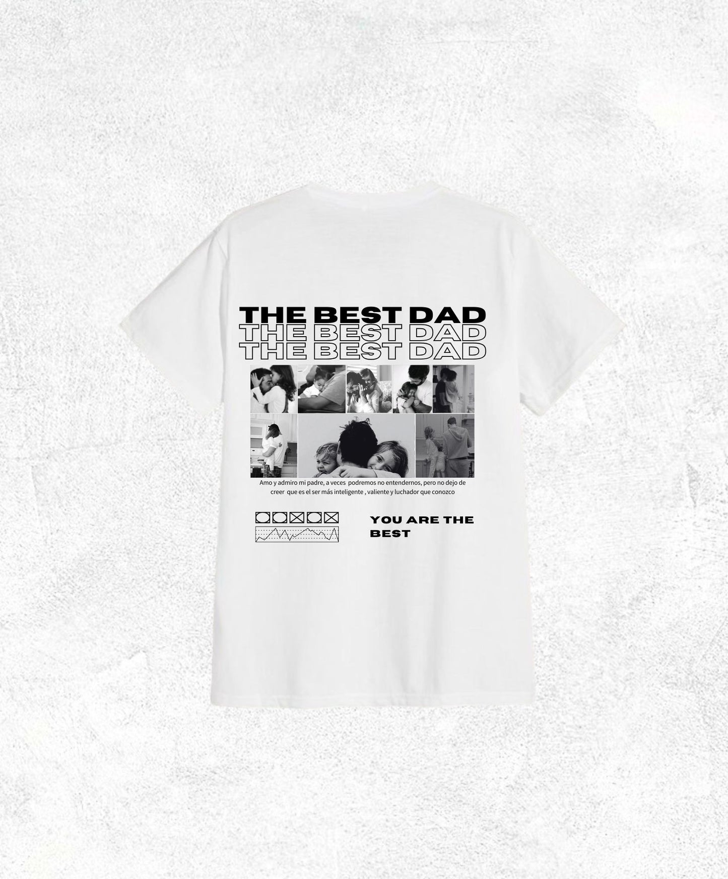 Polera The Best Dad  - Mztienda