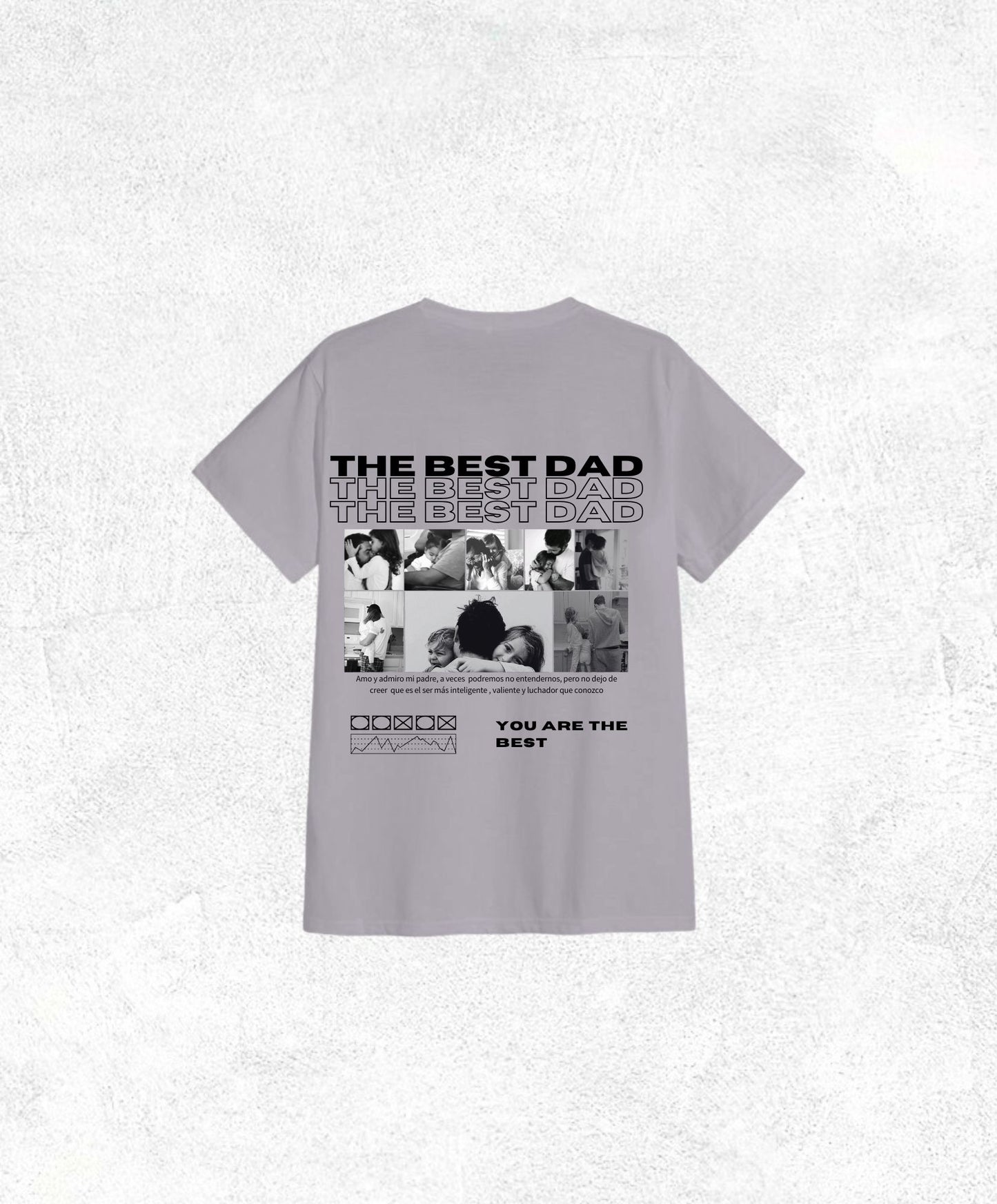 Polera The Best Dad  - Mztienda