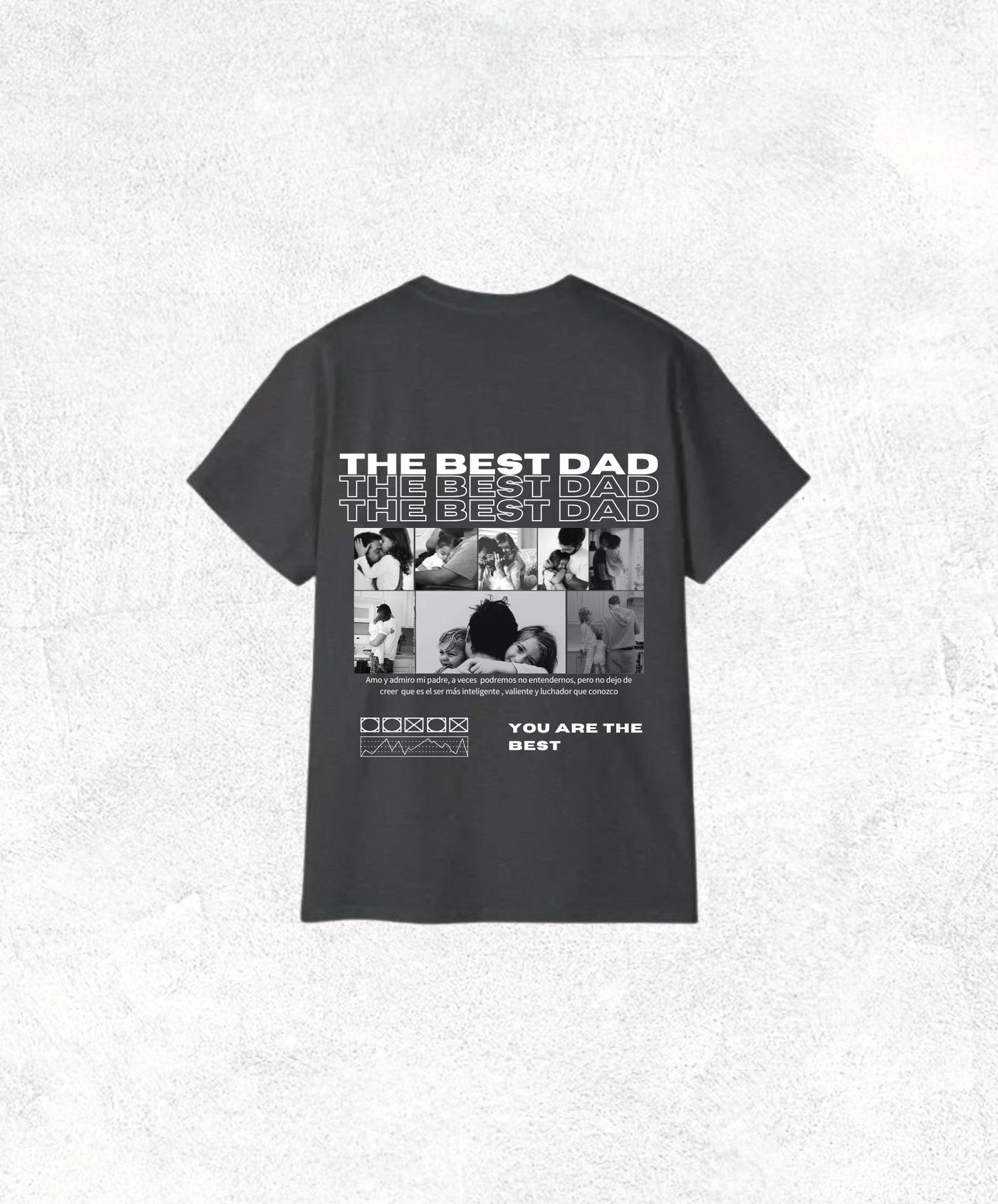 Polera The Best Dad  - Mztienda