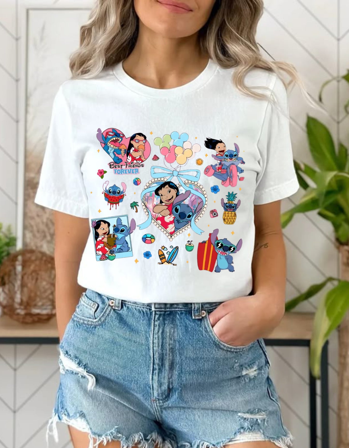 Polera Personalizada Lilo y Stich - Mztienda