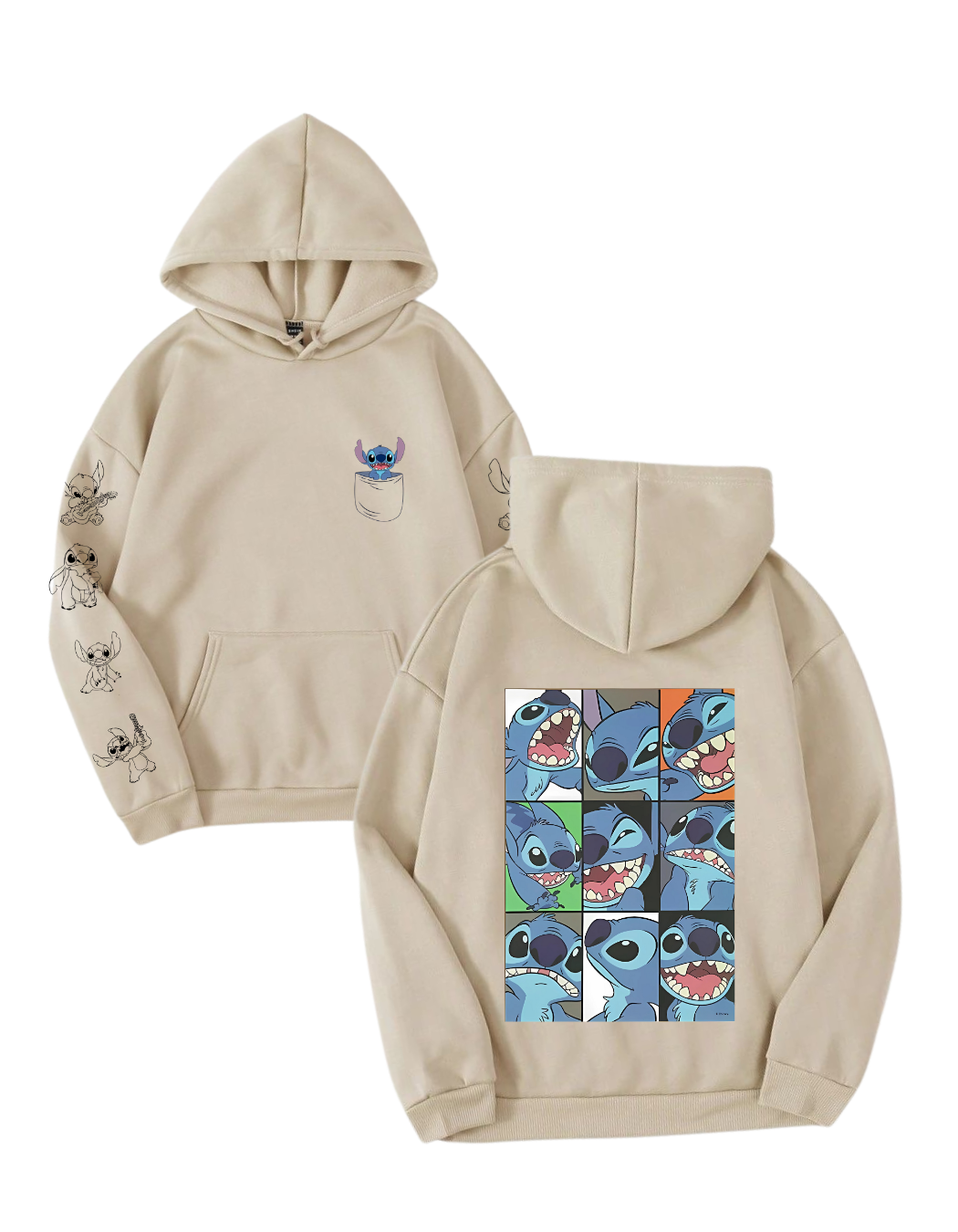 Poleron personalizado stich - Mztienda