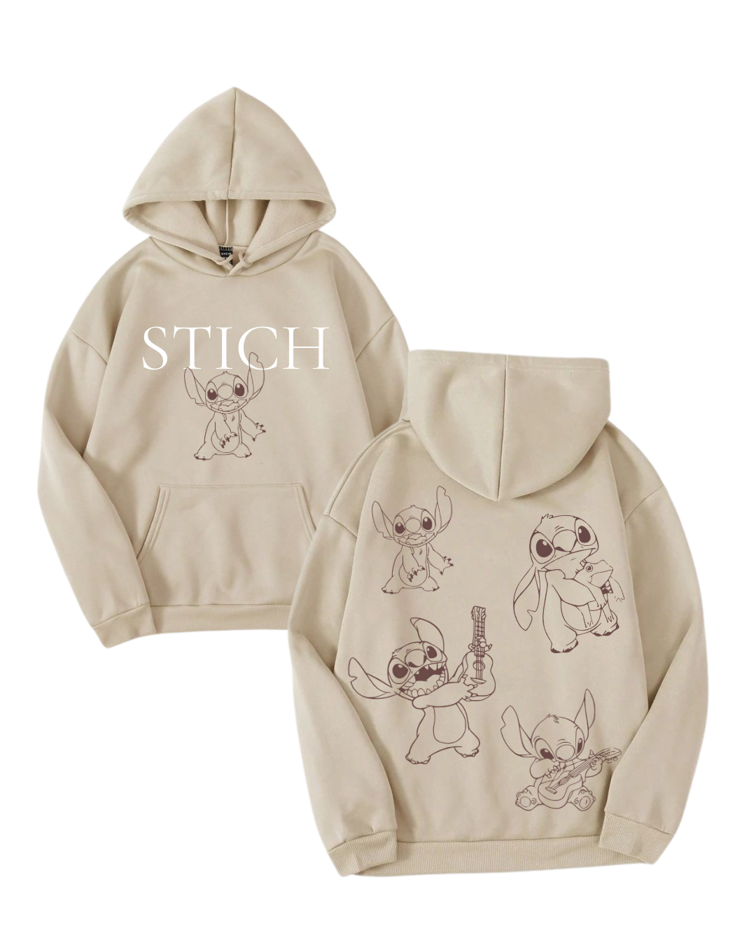 Poleron personalizado stich - Mztienda