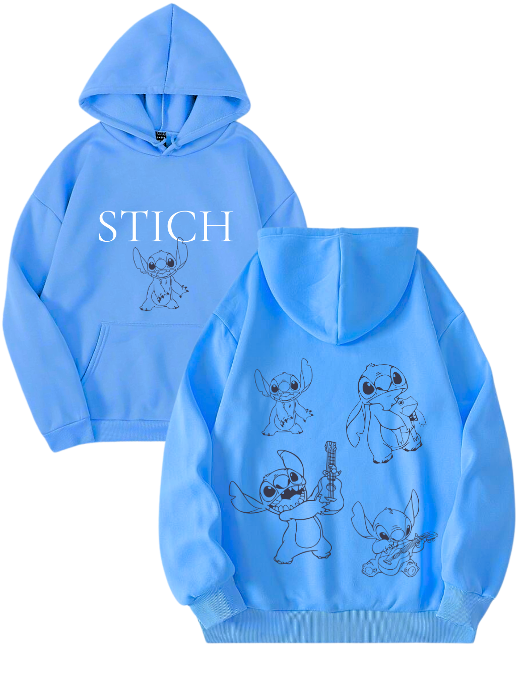 Poleron personalizado stich - Mztienda
