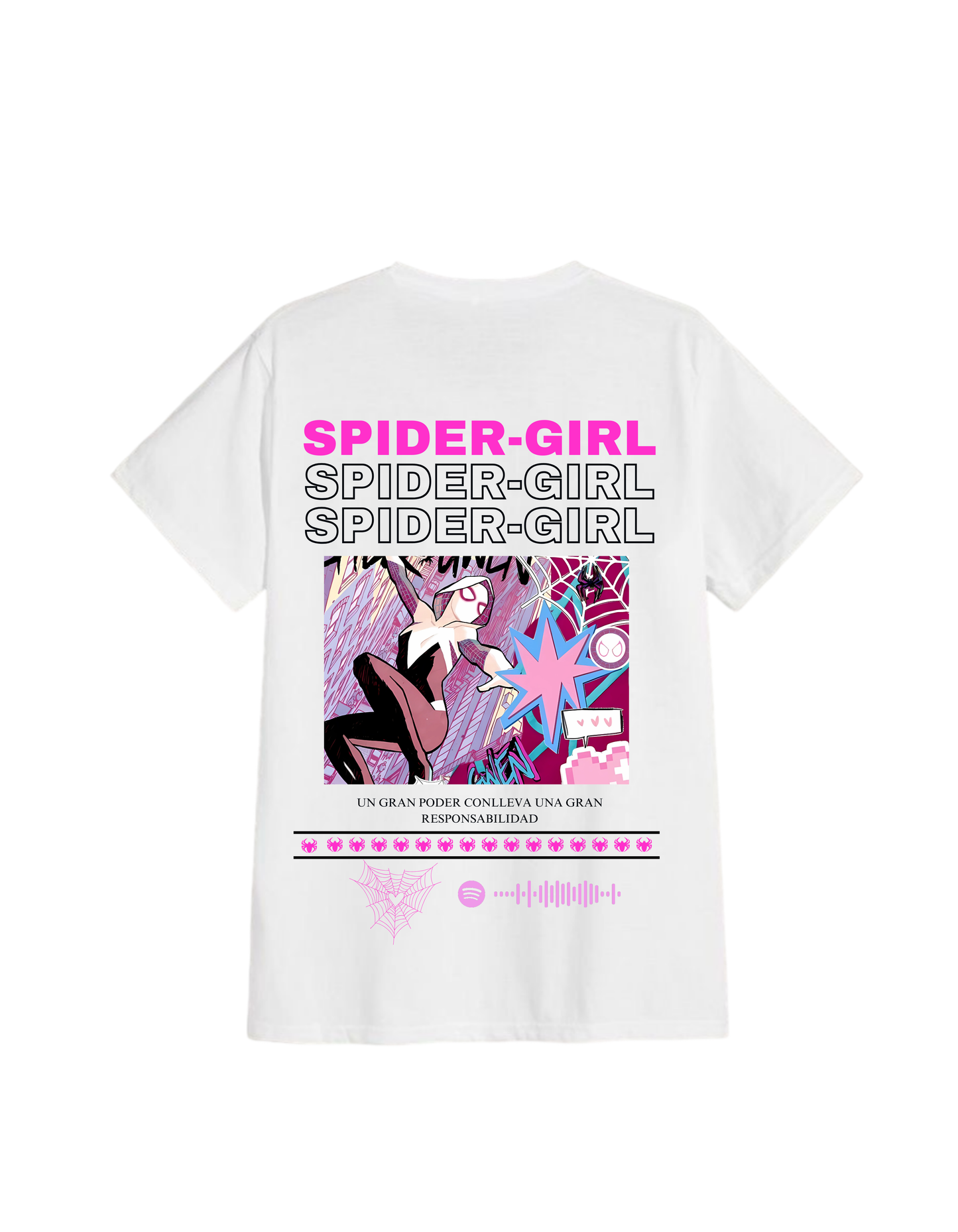 Polera Personalizada spider girl - Mztienda