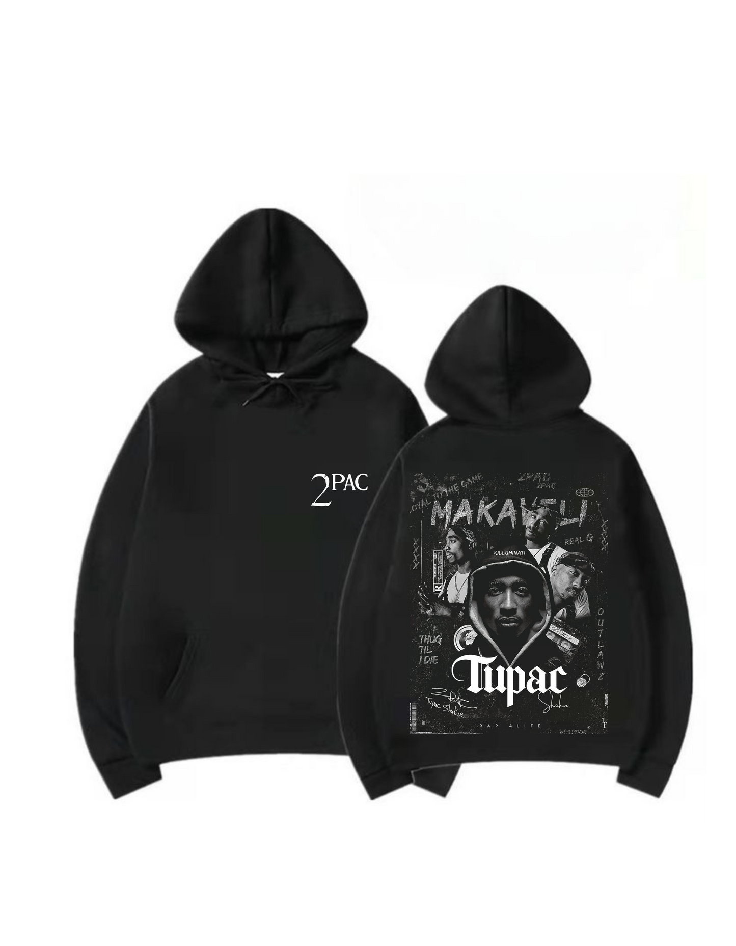 Poleron personalizado Tupac - Mztienda