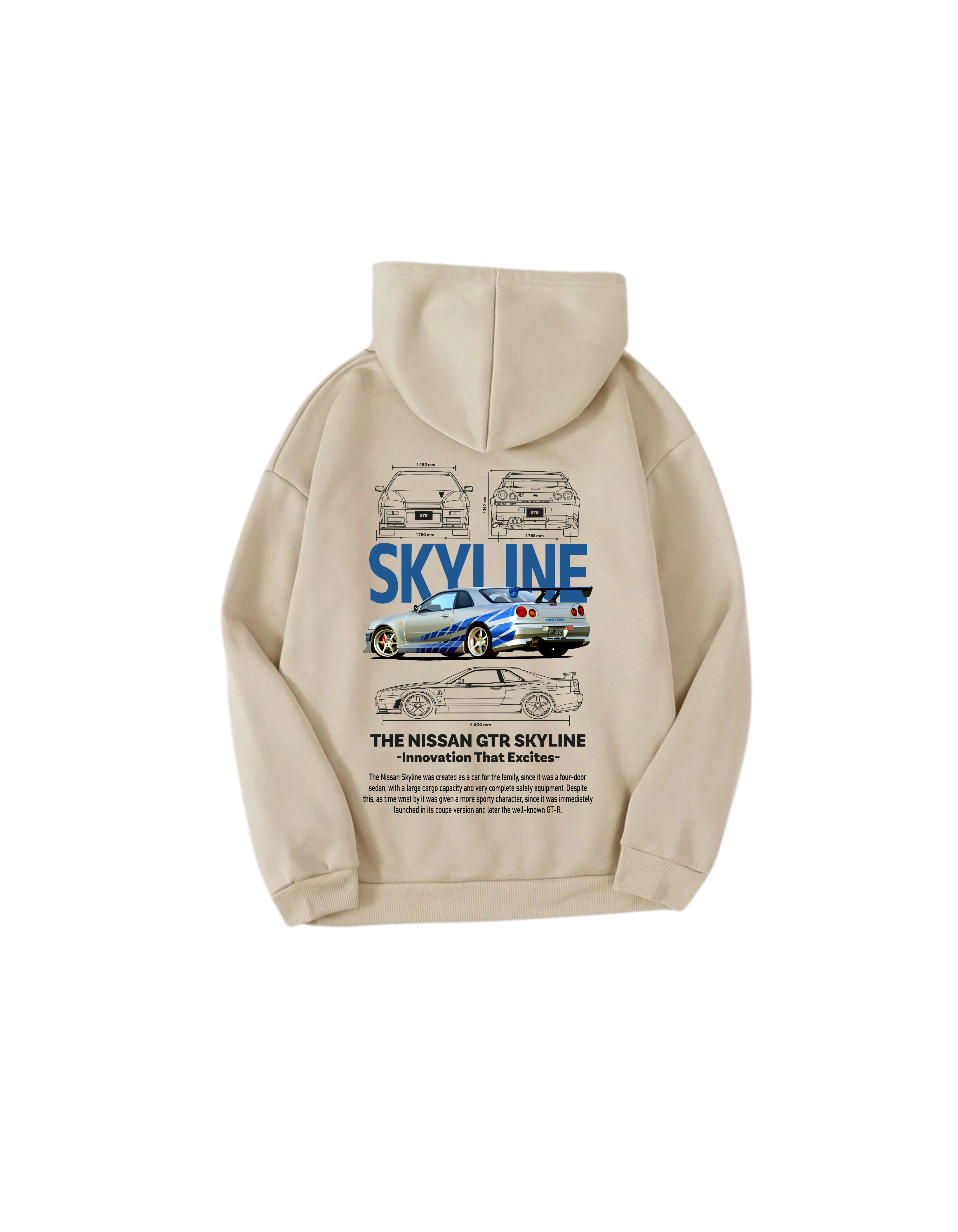 Poleron Personalizado Skyline - Mztienda