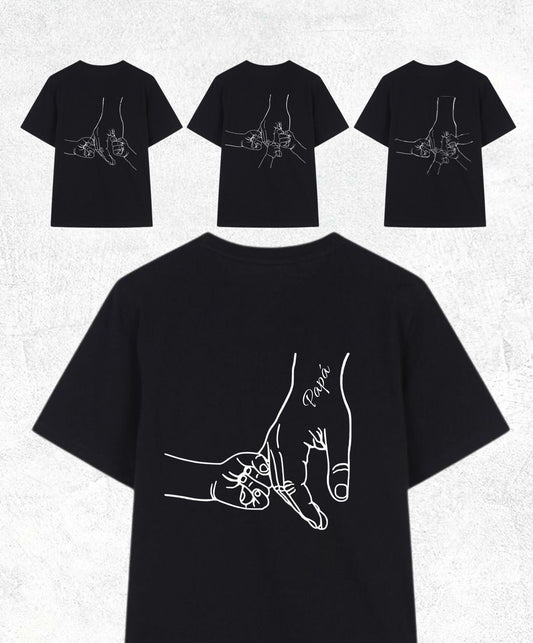 Polera mano padre e hij@  - Mztienda