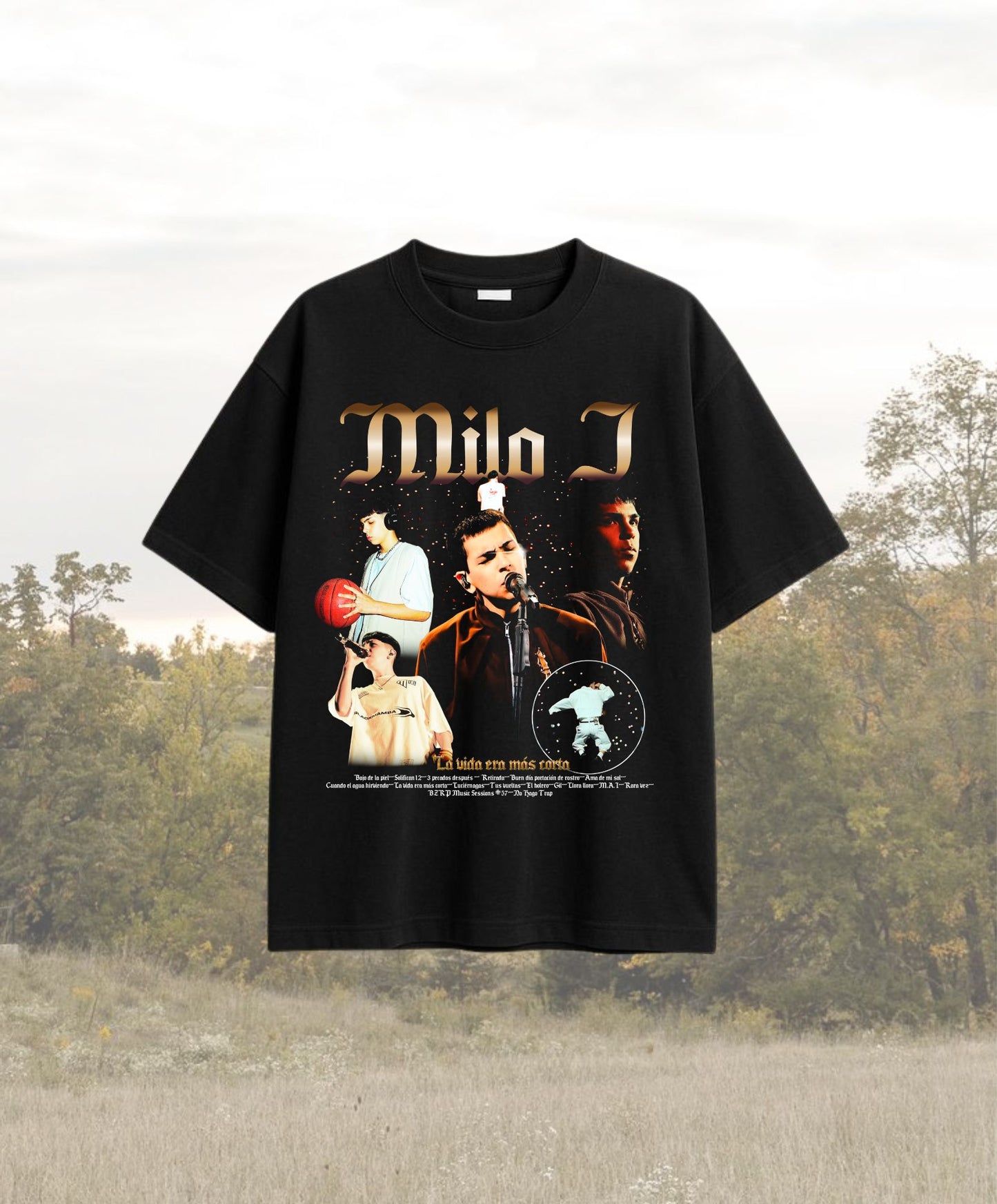 Polera Milo J estilo bootleg