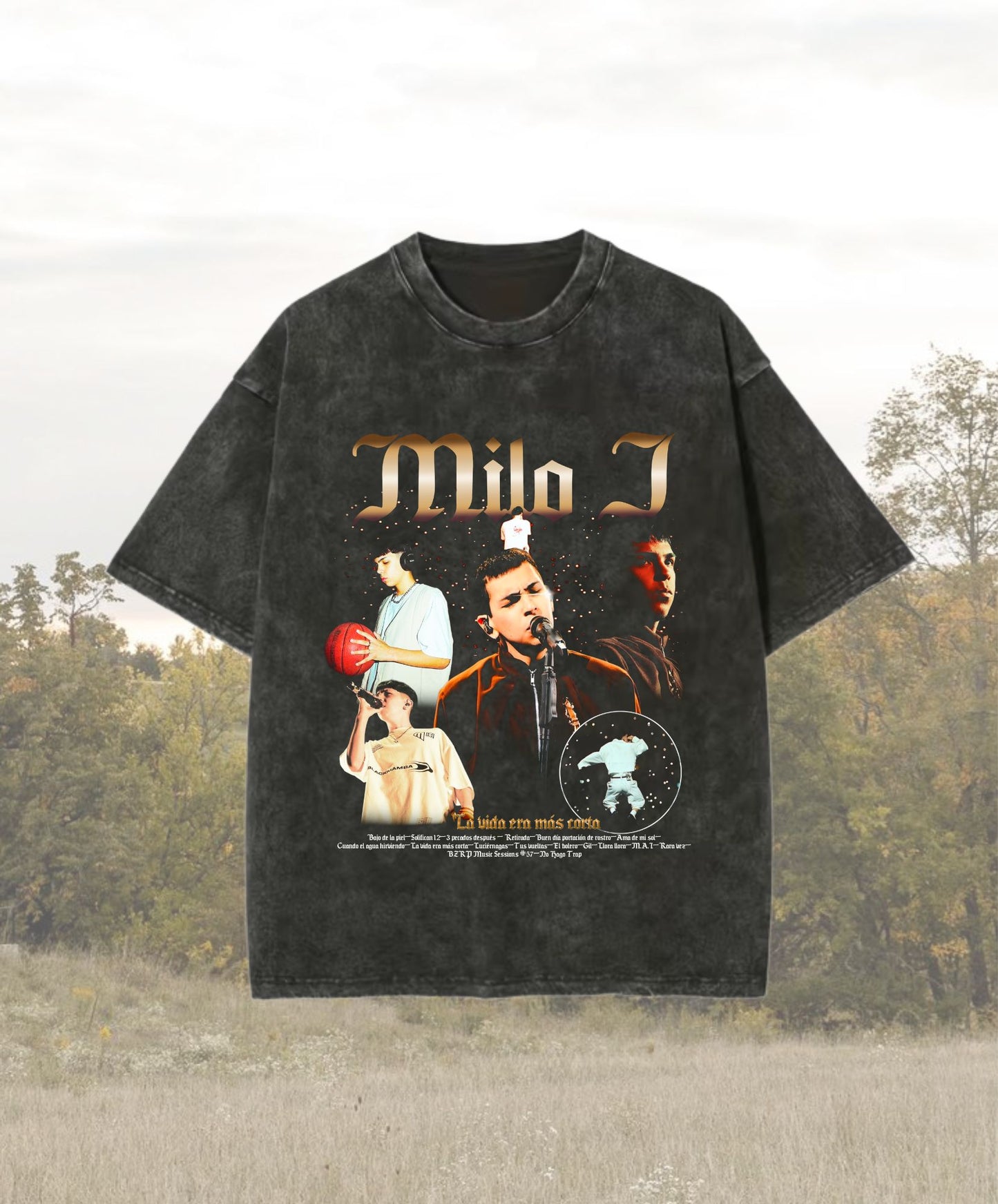 Polera Milo J estilo bootleg