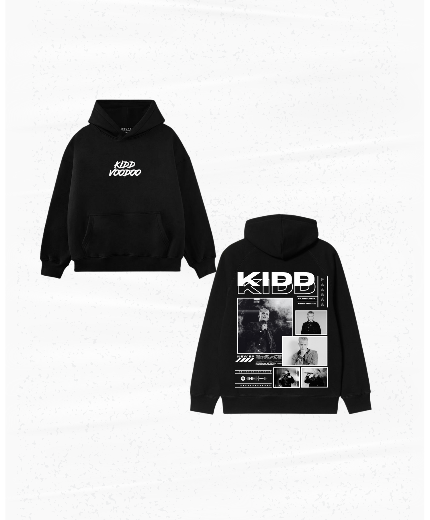 Polerón personalizado con diseño Kidd Voodoo hecho en Chile