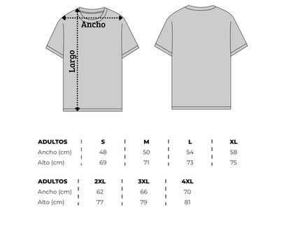 Polera personalizada adulto
