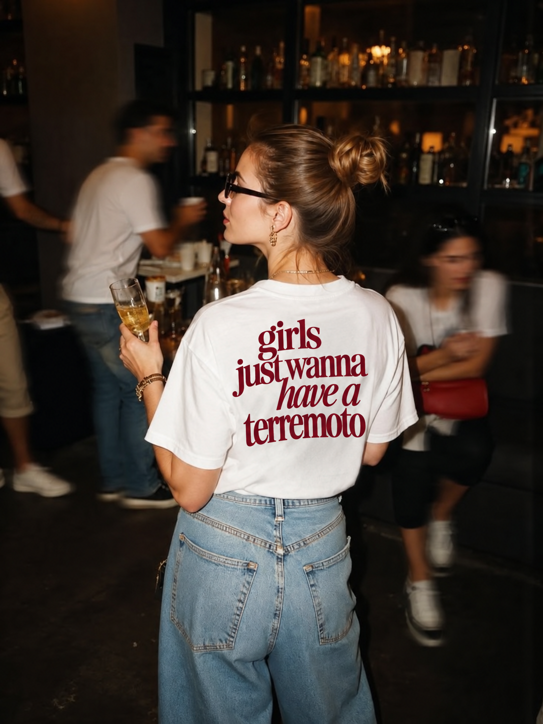 Poleras Chilenas Terremoto y Asaito - Diseño Retro Aesthetic
